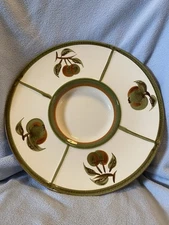 Stangl Pottery Orchard Song Divided Serving Chip And Dip Plate
