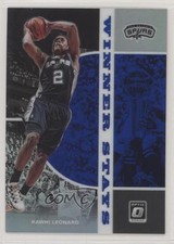 2019-20 Panini Donruss Optic Winner Stays Blue Prizm 64/85 Kawhi Leonard #6 ow1