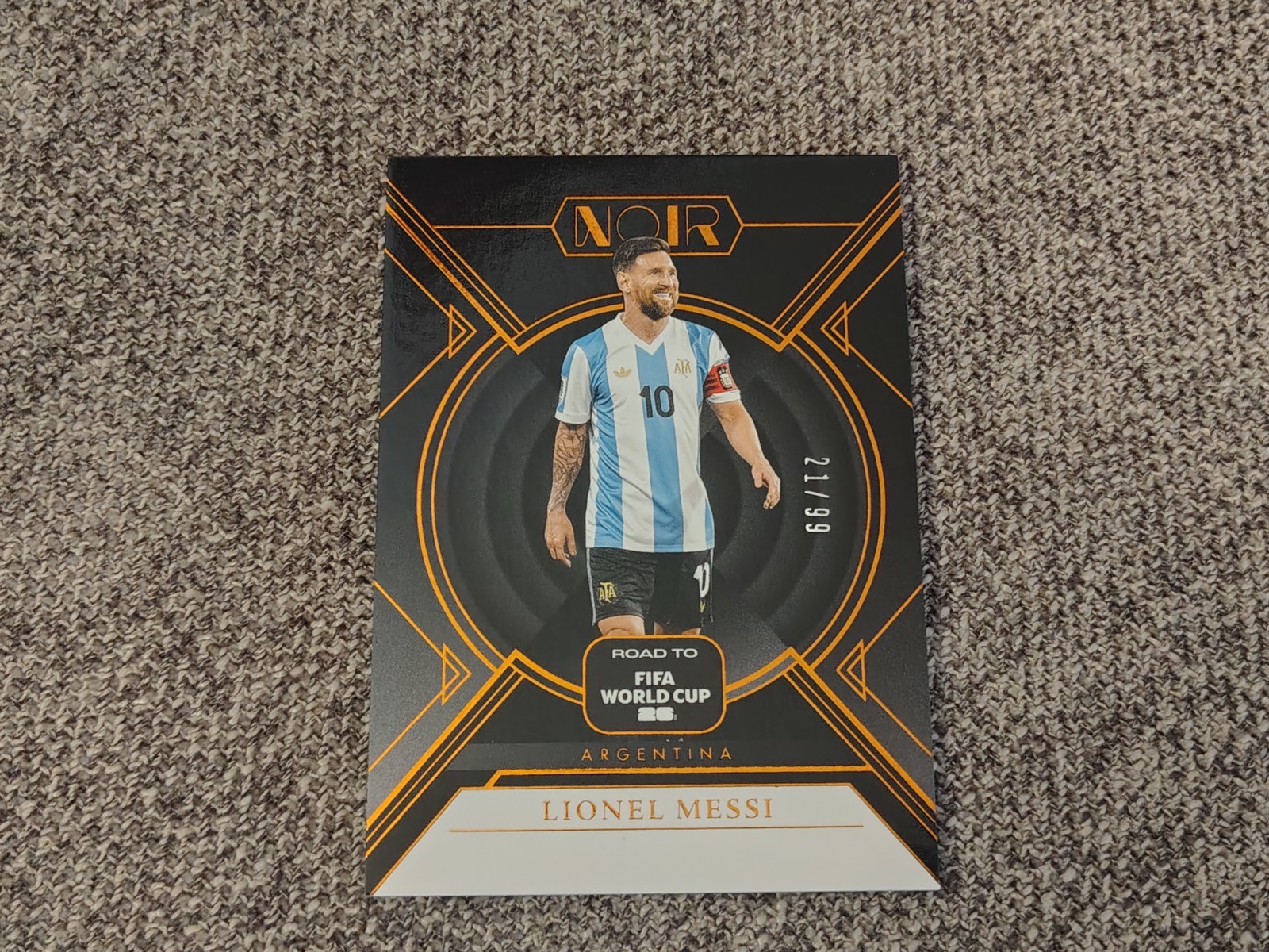 Lionel Messi Panini Noir Road To World Cup 2026 /99 Bronze & BONUS CARDS ⚽🏆🇦🇷