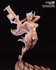 1/24 Resin female Warrior Unassembled Unpainted Lw-k16