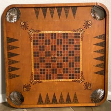 Archarena Wood Combination Game Board Carrom Double Sided 29"