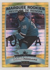 2019-20 O-Pee-Chee Platinum Marquee Rookies Seismic Gold 24/50 Mario Ferraro aw2