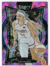 2025 Select WNBA Concourse Pink Ice #91 Kiki Iriafen RC Washington Mystics USC