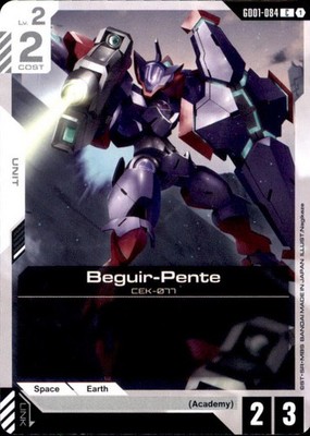 Gundam Newtype Rising GD084 Beguir-Pente - Common