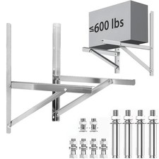 600LBS Steel Mini Split Wall Mount Bracket For Air Conditioner Condensing Units