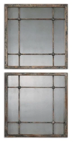 Saragano - 19 inch Square Mirror (Set of 2) - 19 inches wide by 1 inches deep - Picture 5 of 6