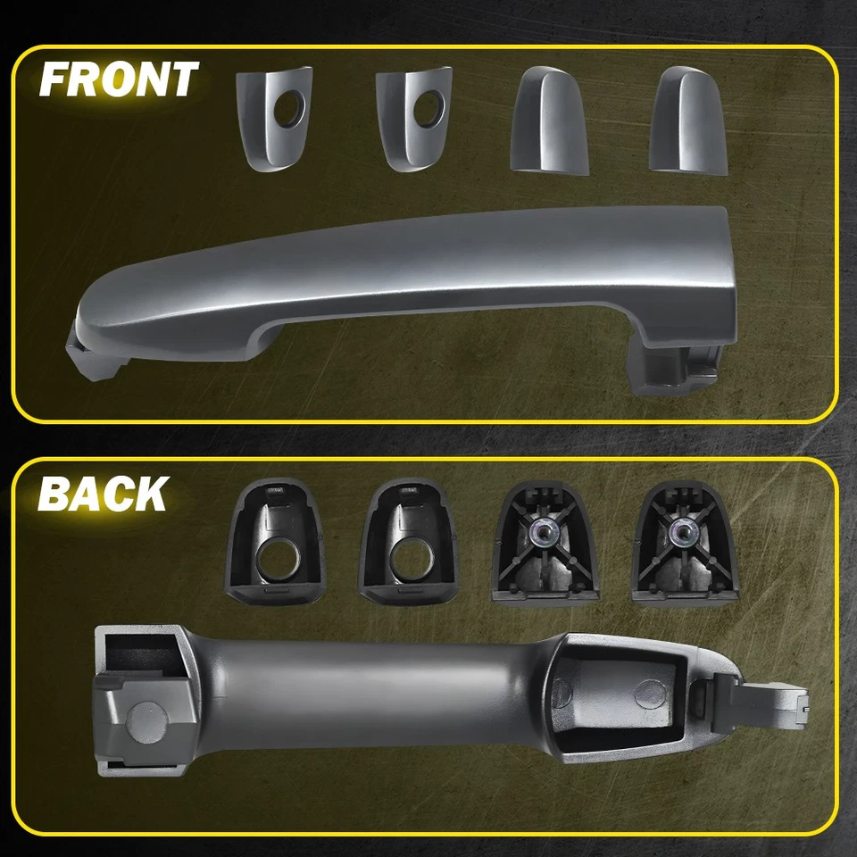 Manija exterior de puerta delantera y trasera 4 piezas para Toyota RAV4 2001-2012/2003-08 Matrix Foto 3 de 4