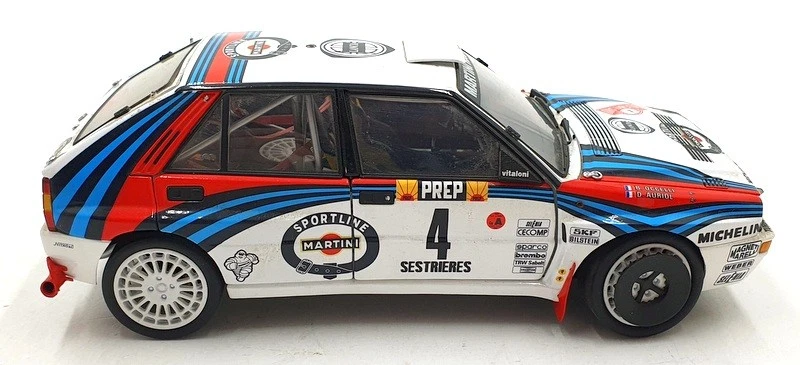 Kyosho 1/18 Scale Diecast DC13625H - Lancia Delta HF Intergrale Martini #4 RMC - Image 4 of 4