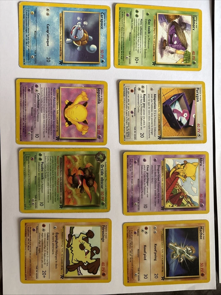 Lot 9 Cartes Pokémon /82 Team Rocket Edition 2 Wizards Français SANS DOUBLES - Photo 1/4
