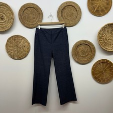 Ann Taylor Navy Blue Trousers Dress Pants 8 Business Professional Office