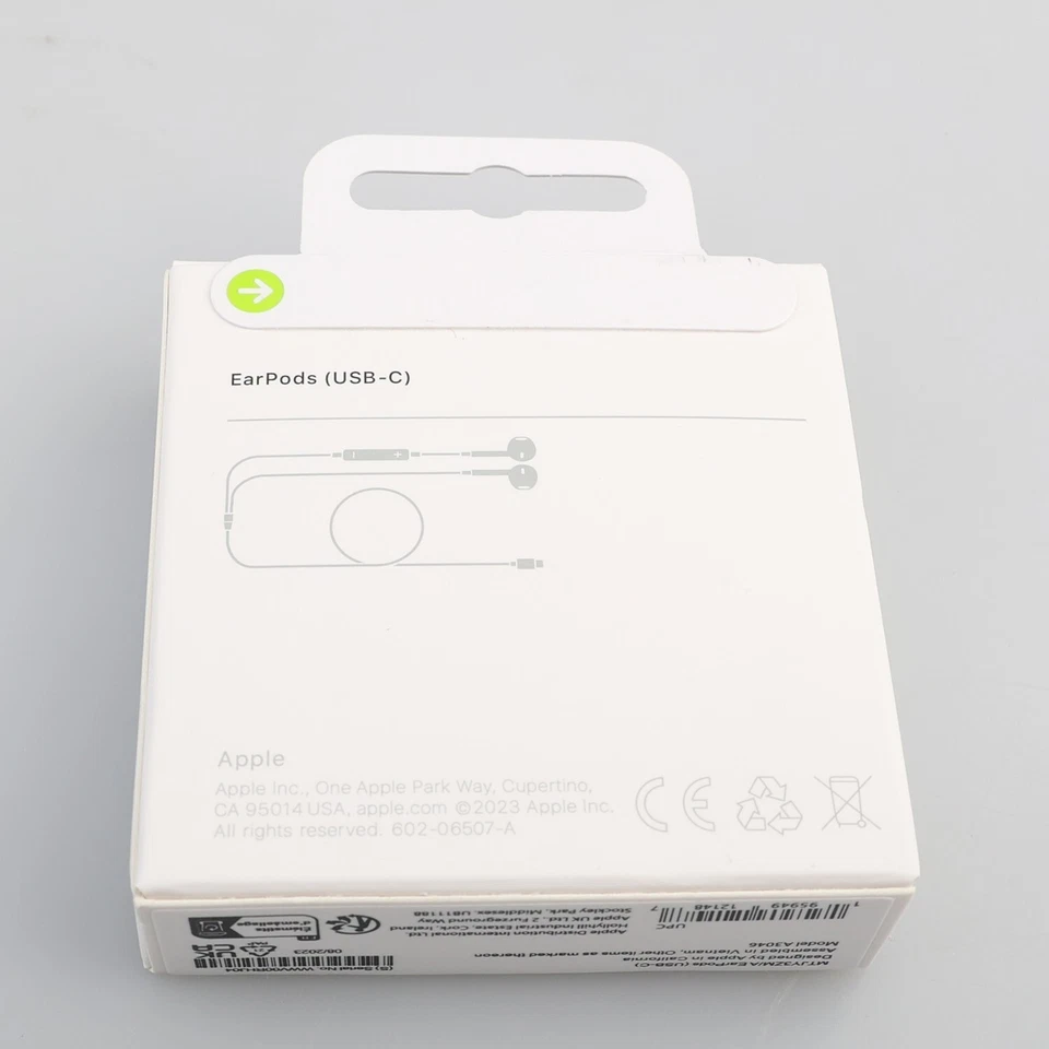 Auriculares Apple EarPods originales enchufe USB-C auriculares con cable para iPhone 17 Pro Max Foto 3 de 4