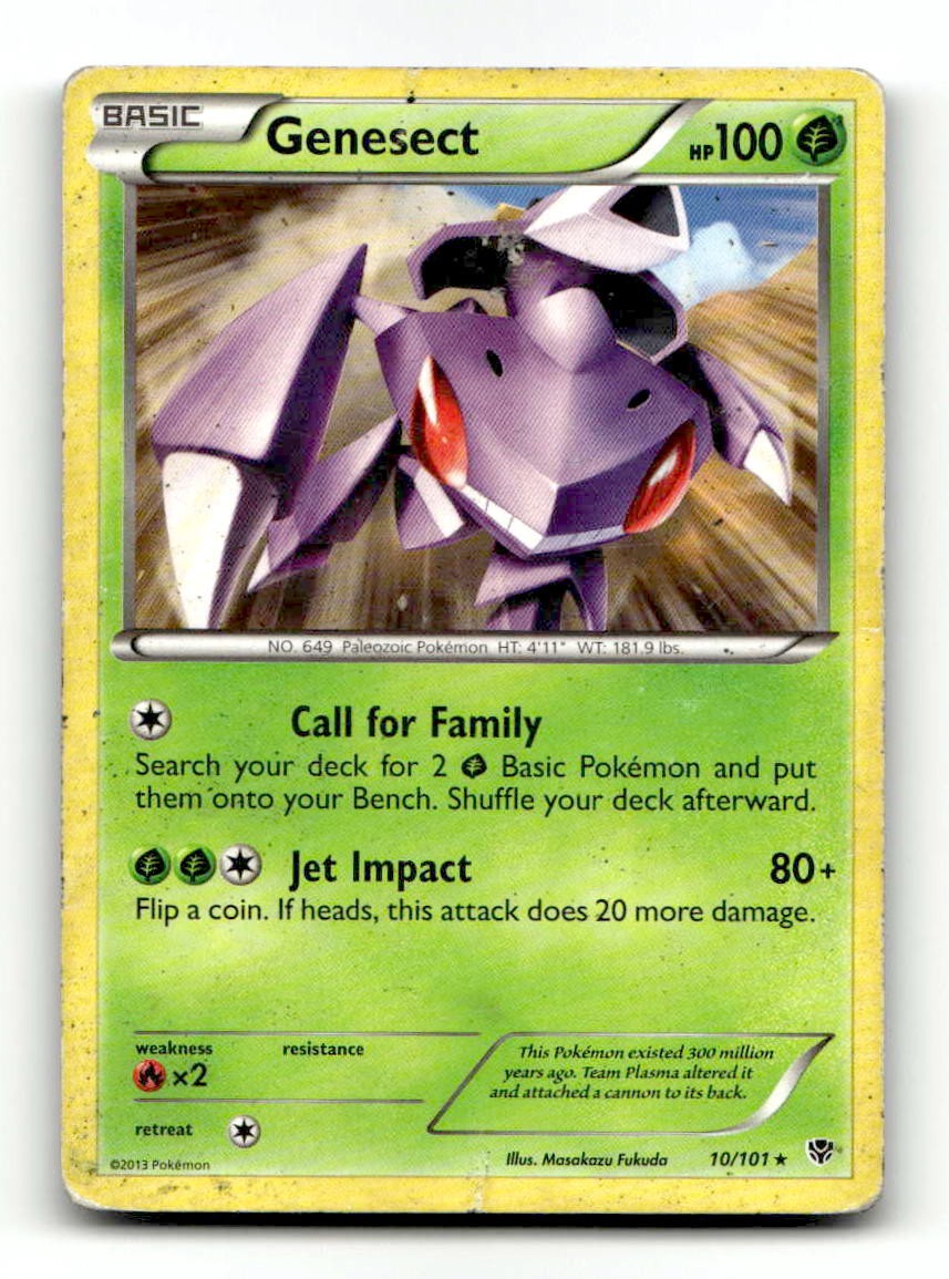 Genesect 10/101 Plasma Blast Rare DMG
