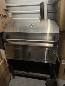 Turbo charcoal stainless steel BBQ GRILL WITH ROLLING BASE