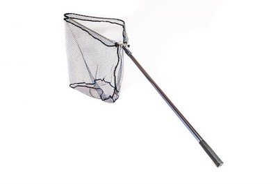 Mostal Unterfangkescher gummiert 2,80m 80x80cm Klappkescher Teleskopierbar