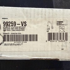 KOHLER K-99259-VS Artifacts Kitchen Sink Faucet, 17.63 x 4.31 x 8.50 Inches