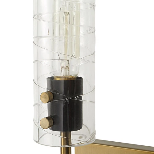 Uttermost Telesto 1 Light Brass Sconce - Picture 6 of 6