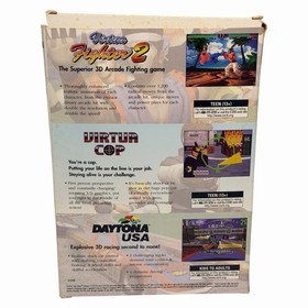 Sega Saturn 1996 3 Free Games Pack Virtua Fighter 2 Virtua Cop Daytona USA