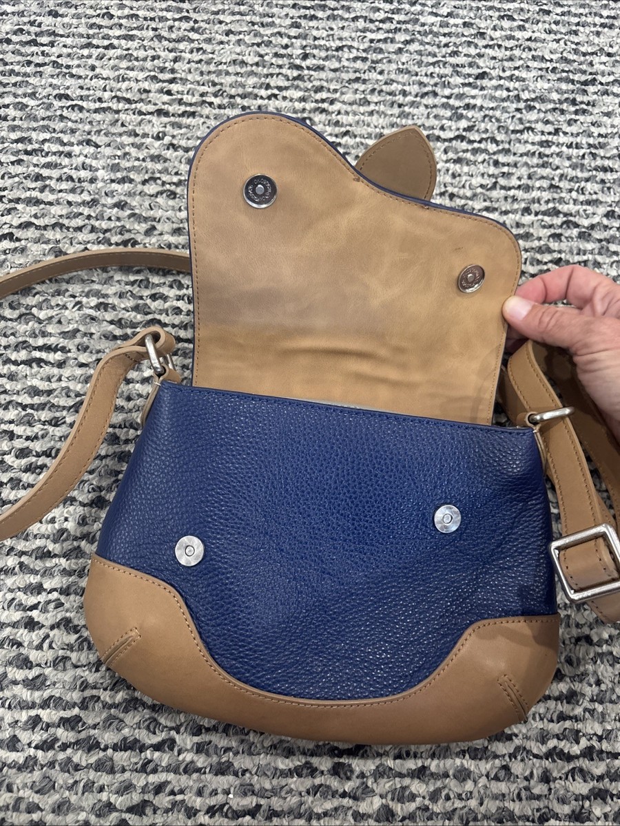 Vintage JW Hulme Co Equestrian Leather  Purse bag View 3