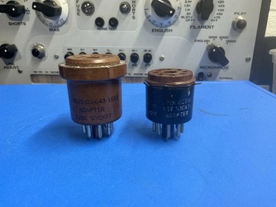 Vector Tube Socket Test Adapter Octal U-102/U  & Hickok Octal sockeT/adapter -VG