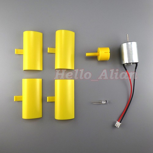 DIY Kit Vertical Micro Wind Turbines Blade Generator Small DC Motor LED Display - Picture 9 of 9