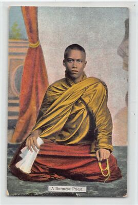 MYANMAR Burma - A Burmese priest - Publ. D.A. Ahuja 8