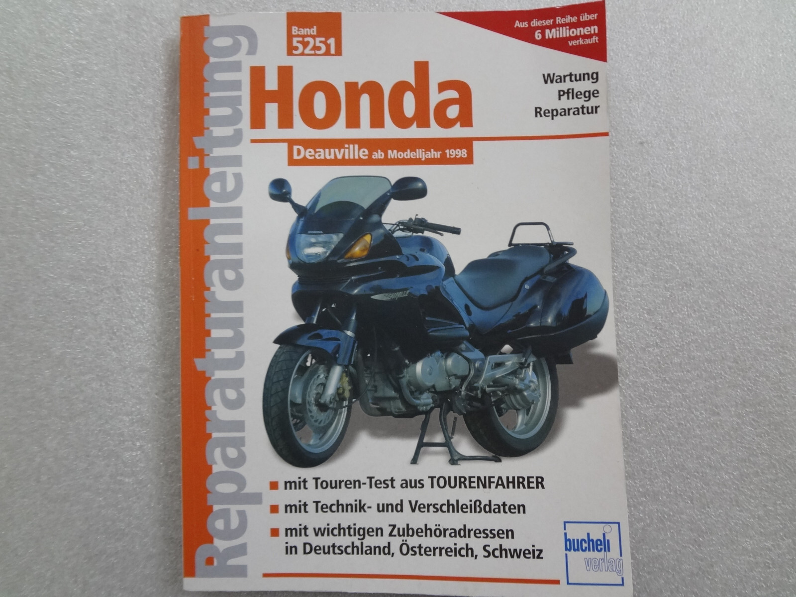 Thumbnail - Reparaturanleitung, Buch, Honda Nt 650 V Deauville, Rc47, Ab 1998,