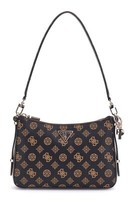Guess Eco Erica Top Zip Shoulder Bag Schultertasche Tasche Mocha Logo Neu