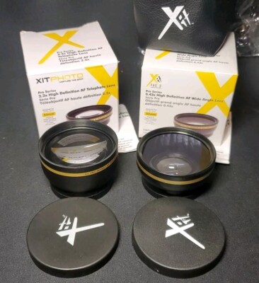 43mm XIT Pro HD 2.2x Telephoto + 0.43x HD Wide Angle Lens