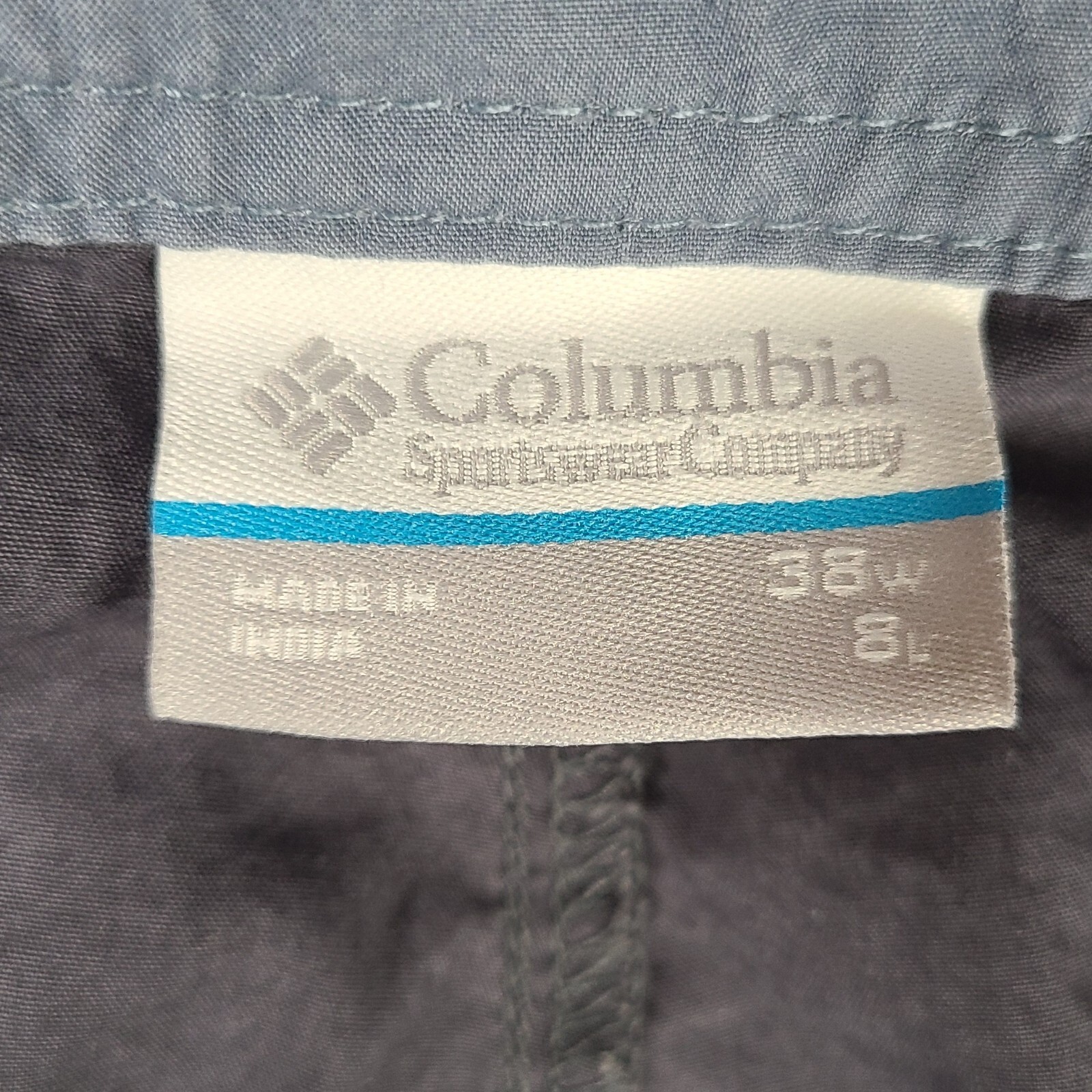 Columbia Shorts Men's Size 38 Gray Lightweight Cotton Outdoor Casual Golf thumbnail 12