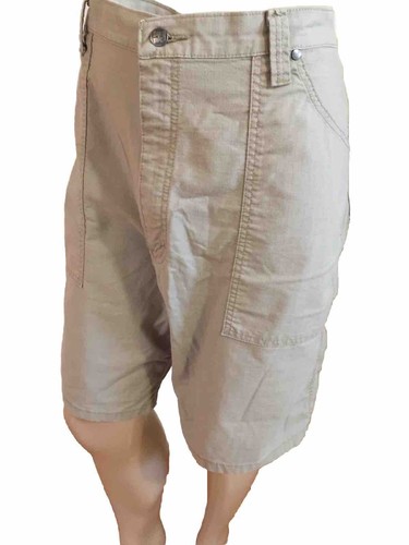 Herren Riggs 6 Taschen Shorts Gr. 42 W X 11 I GUC Baumwollmischung Rip-Stop 3W341GK hellbraun