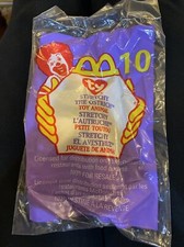 vintage 1999 mcdonalds ty beanie babies stretchy the ostrich 10 new in package