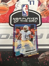 2023 Panini Donruss Clearly Football Quentin Johnston Rated Rookie Auto /175