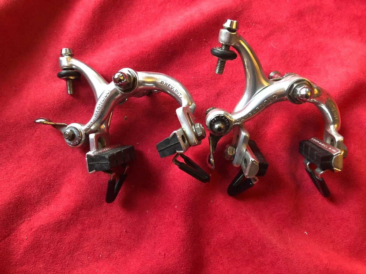 Paire D'étriers De Frein V-Brake Vintage – Aluminium, Fabriqué En France, Argenté