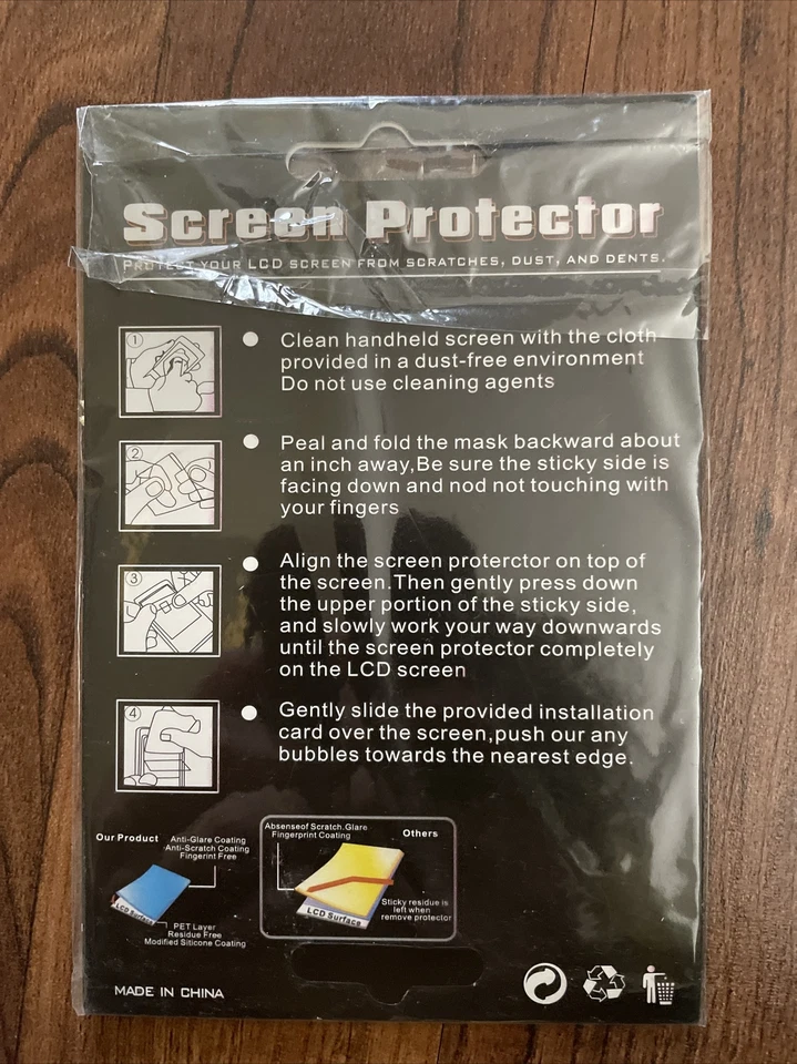 Protector de pantalla LCD transparente antigrasa + toallita de tela para HTC EVO 4G LTE Foto 2 de 2