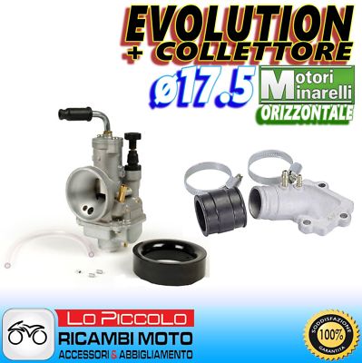 Vergaser Evolution POLINI ø17.5 + Krümmer Yamaha Jog 50 R/Z - NEO'S 50