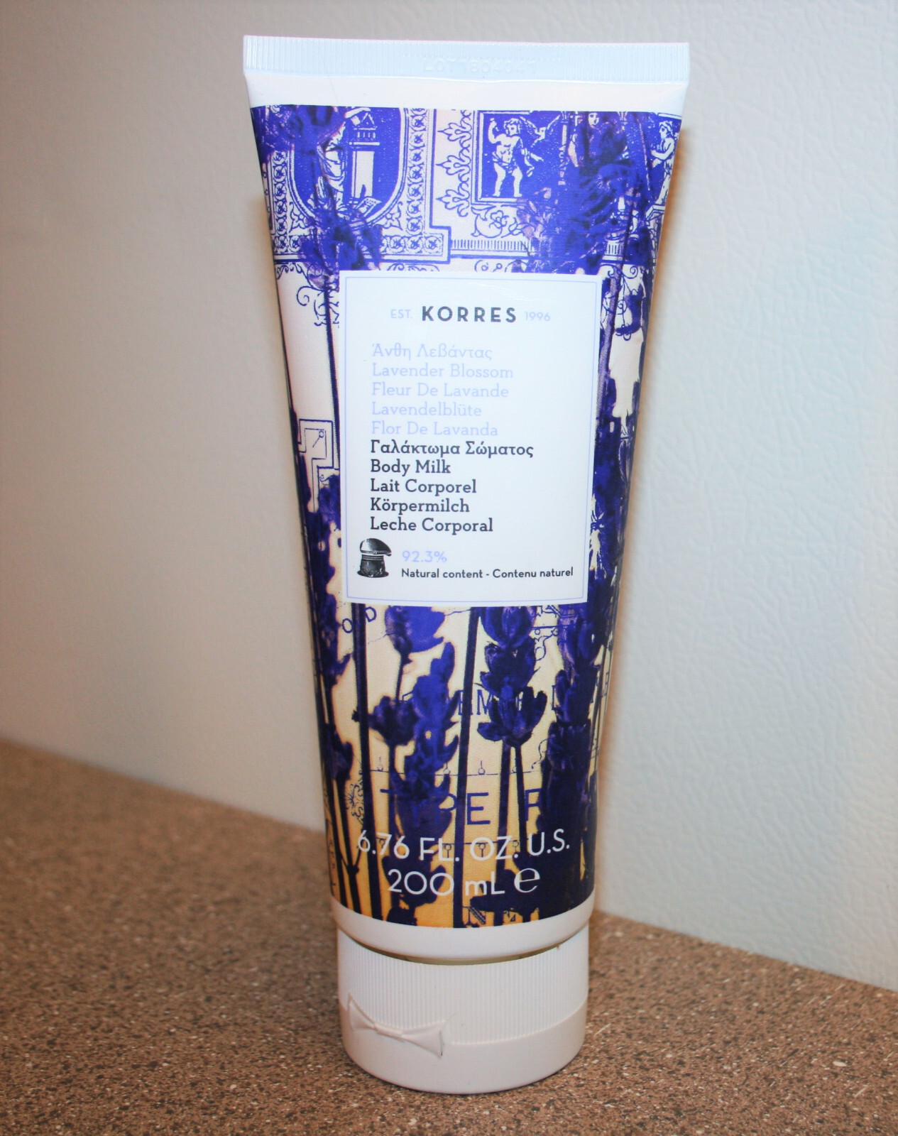KORRES Lavender Blossom Body Milk 6.76 oz / 200mL Full Size Lotion