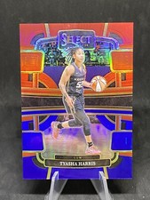 Tyasha Harris 2024 Select WNBA Concourse Red and Blue Prizm /399 Card #31 READ