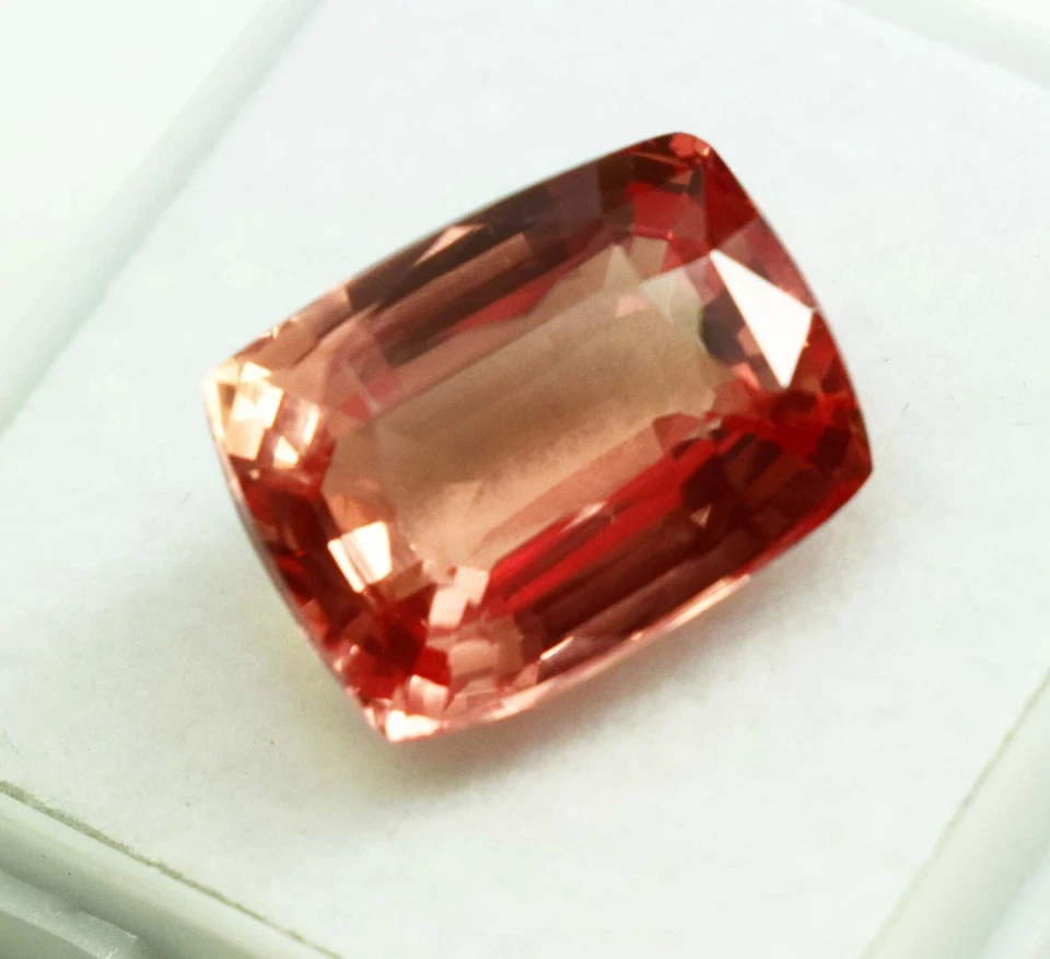 Beautiful Natural Tourmaline Cushion Cut 10 CT Certified - Image 3 of 4