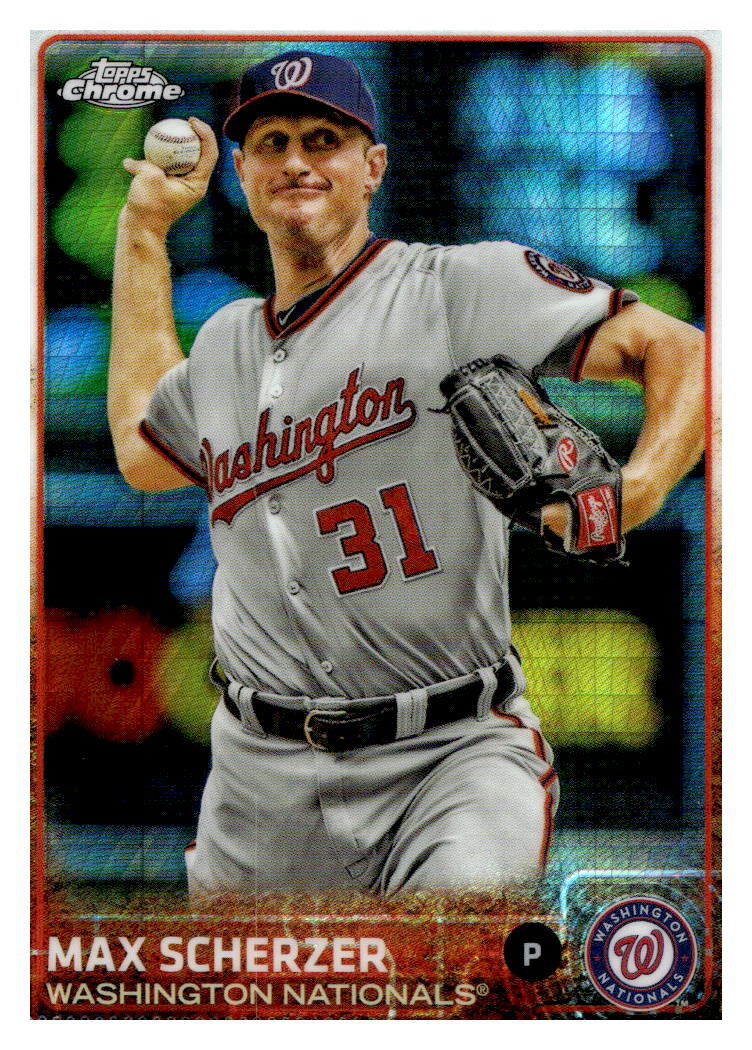 2015 Topps Chrome Prism Refractors #98 Max Scherzer