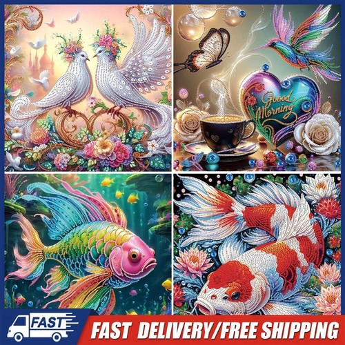 5D DIY Partial Special Shaped Drill Diamond Painting Kit Animal ...