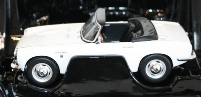 Miniature Triple 9 1/18 – Honda S800 Blanche, Voiture De Collection En Métal