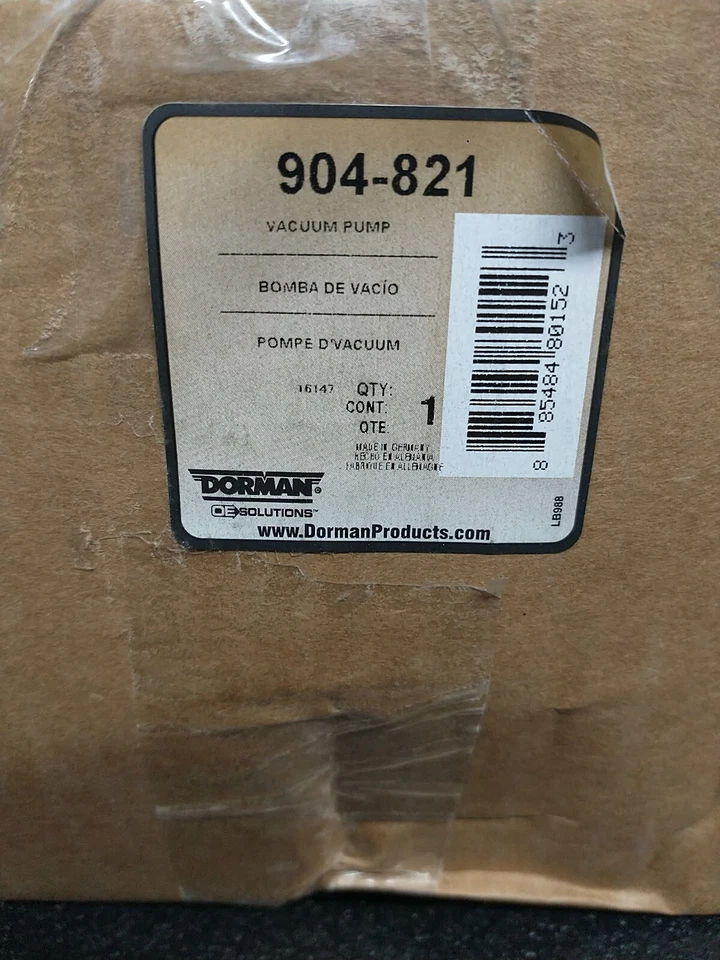 Bomba de vacío Dorman 904-821 para modelos BMW seleccionados 2002-2010 650i 760i 745i 545i Foto 4 de 4
