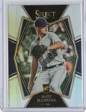 2022 Panini Select Matt Manning Premier Level Holo Prizm Rookie RC - Tigers #114