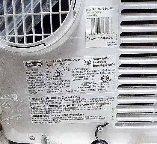 delonghi pinguino EM370 WRC air conditioner with window kit - Image 2 of 4