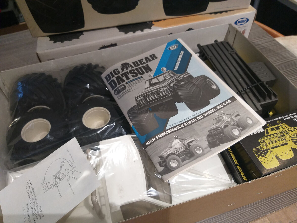 Radio Controlled Kit Marui Big Bear datsun Vintage RC Radio Controlled Kit Marui Big Bear datsun Vintage RC