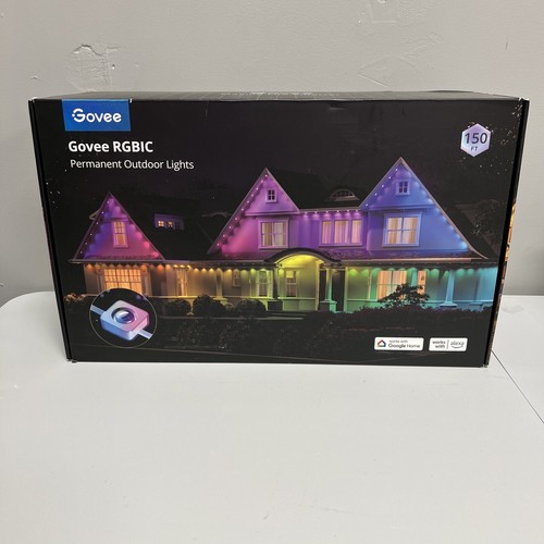 Govee Permanent Outdoor Lights, Smart RGBIC Outdoor Lights w/ 75 Scenes