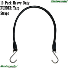 10 Pack 21 Heavy Duty RUBBER Tarp Straps TARP...