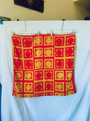 Vintage Regency Mod Colorful Beach Towel Made in Japan - Picture 6 of 7
