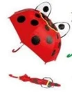 BB Klostermann 20422 Children's Umbrella Lady Beetle New Original Packaging/