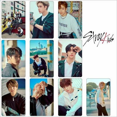 Kpop Stray Kids Double Knot Sticky Photo Card New Album Crystal Card Sticker Ebay
